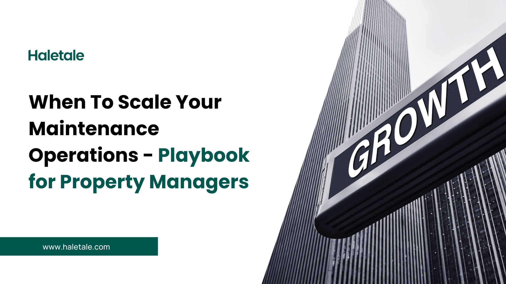 When to scale your maintenance operations - playbook for property managers