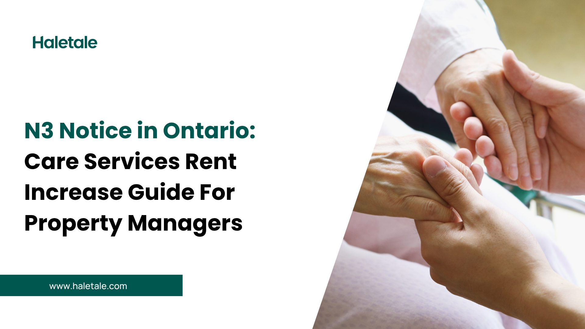 N3 notice in Ontario : Care services rent increase guide for property managers by Haletale.